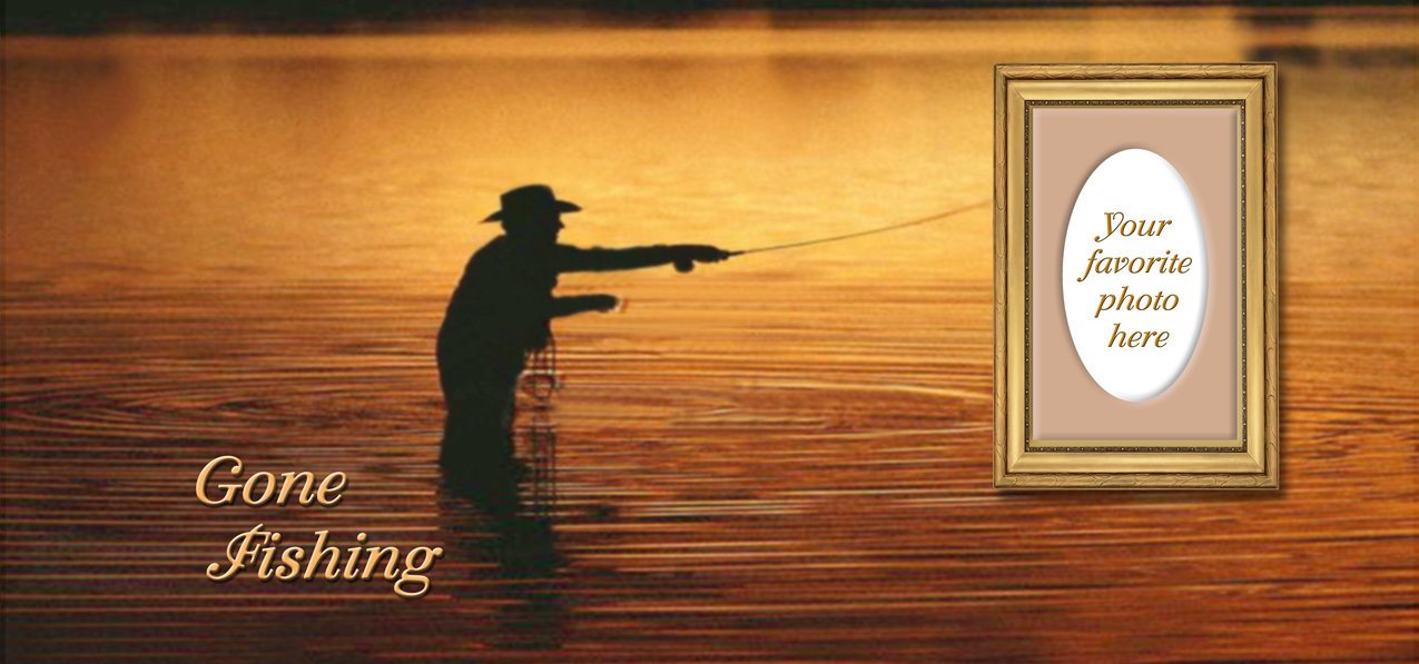 Gone Fishing (Fly) Bronze